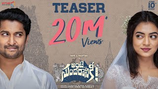 Ante Sundaraniki Teaser  Nani  Nazriya Fahadh  Vivek Sagar  Vivek Athreya  Mythri Movie Makers [upl. by Lauro]