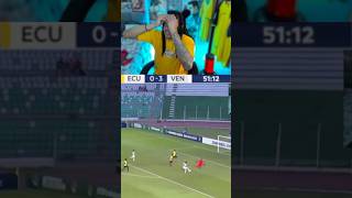 Golazo de Venezuela 🇻🇪 a Ecuador 🇪🇨 venezuela ecuador colombia futbol [upl. by Arreyt]