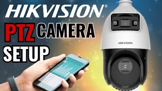 Hikvision PTZ Camera InstallationHow to Setup Hikvision 4MP IP PTZ Colour Camera [upl. by Nairdna681]