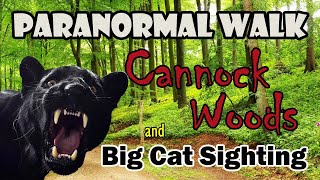 Paranormal Walk  Cannock Chase  Big Cat Sighting [upl. by Wistrup]