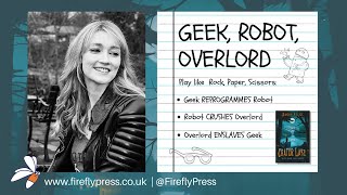 Crater Lake Geek Robot Overlord Game explained by author Jennifer Killick [upl. by Kreitman]