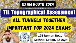 TfL Topographical Test 2024  Most common Tunnels  PCO Test 2024 [upl. by Aleira]