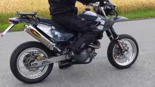 MZ Baghira Black Panther 660 SM Sound Akrapovic ohne without DBKiller Teil 3 [upl. by Paff]