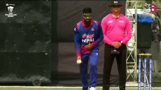 highlights  nepal vs netherlands big moment highlights netherlands vs nepal highlights cricket [upl. by Yrehcaz]