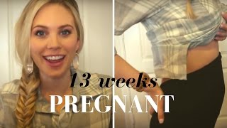 13 Weeks Pregnant First Pregnancy  First Trimester [upl. by Rinna]