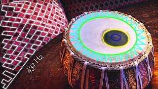 Relaxing Hang Drum amp Tabla Music  Yoga  432 Hz  ♬023 [upl. by Geri]