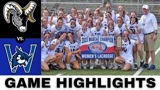 Westfield State Womens Lacrosse vs Framingham State  MASCAC Championship  HIGHLIGHTS  5623 [upl. by Nassi338]