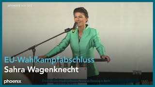 Sahra Wagenknecht zum Wahlkampfabschluss des BSW am 070624 [upl. by Ruffi]