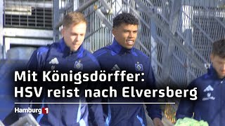 Mit Königsdörffer HSV reist nach Elversberg [upl. by Hafler639]