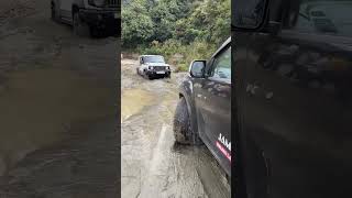 Jimny 4x4 rescued by Isuzu rescue offroad [upl. by Yllak]