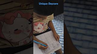 Daycare with school activities useful for kids when they go to school 🏫 UniqueDaycareandPlayHome [upl. by Accber]