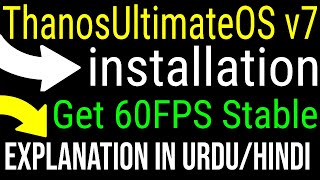 PhoenixOS Thanos Ultimate OS v6 64BIT installation Explanation URDUHindi Get stable 60FPS [upl. by Wons]