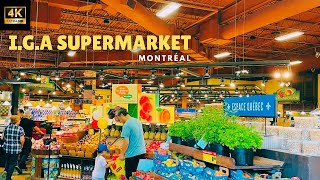 IGA StHenri Shop QuébecGrown Produce With Me on this 4K Tour [upl. by Richarda]