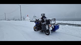 8ème épisode Road Trip en Side Car jusquau Cap Nord à la rencontre des Aurores Boréales [upl. by Adnwahsat]