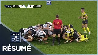 PRO D2 Saison 20232024 J12  Résumé CA Brive  Stade Montois Rugby [upl. by Amersham114]