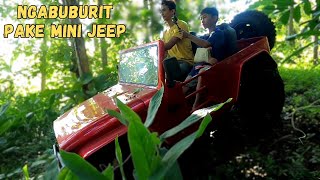 MELEWATI HUTAN SAMPAI MASUK SUNGAI DENGAN MINI JEEP [upl. by Suisyola687]