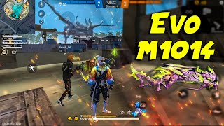 NEW EVO M1014 MAX POWER🔥 OP GAMEPLAY GARENA FREE FIRE [upl. by Aerdua]