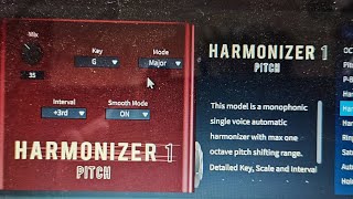 Harmonizer Valeton GP200 tutorial [upl. by Aynotan]