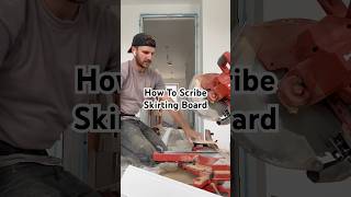 How to cut a scribe on skirting howto tools [upl. by Christabelle]