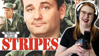 STRIPES 1981 MOVIE REACTION AND REVIEW FIRST TIME WATCHING [upl. by Atener184]