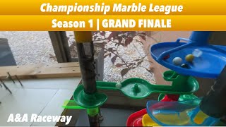 Championship Marble League S1 GRAND FINALE AampA Raceway Marble Racing [upl. by Gardal191]