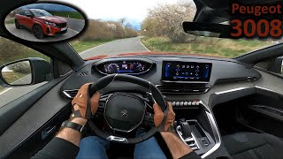 2023 Peugeot 3008 15 BlueHDi 130 EAT8  POV drive [upl. by Anwad]