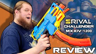 NERF Made a BOLTER NERF Rival Challenger MXXIV1200 Blaster Review [upl. by Boyer]