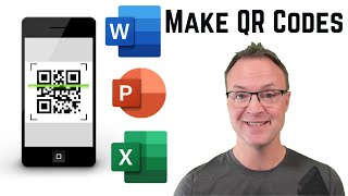 Quickly Make QR Codes in Microsoft Word PowerPoint or Excel [upl. by Aloap399]