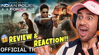 Indian Police Force Season 1  Official Trailer REACTION  BREAKDOWN  REVIEW  Prime Video India [upl. by Karilla]