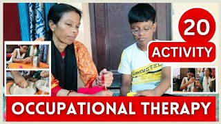 Speech Education Occupational Therapy Sitting Fine Motor Activities For Autism at Home [upl. by Latta]