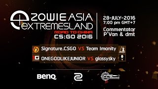 eXTREMESLAND ZOWIE Asia CSGO 2016 TH Quarter Final Round1 [upl. by Annoid1]