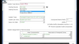 eQUEST System Types  EnergyModelscom [upl. by Edgardo]