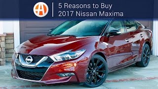 2017 Nissan Maxima  5 Reasons to Buy  Autotrader [upl. by Prentiss535]