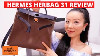 Hermes herbag 31 Review  Everything you need to know about Hermes herbag [upl. by Gnilrits]