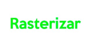 Rasterizar en Illustrator [upl. by Tonye641]