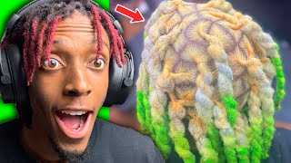 Reacting To DREADLOCK Hairstyles Compilation PT 3 [upl. by Ellenig]