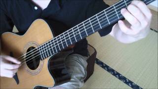 遥か GReeeeN  ソロギター  Acoustic Guitar [upl. by Bedell]