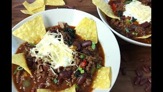 Chili con carne csilis hús  csilis bab  Az én alapszakácskönyvem [upl. by Lunt401]