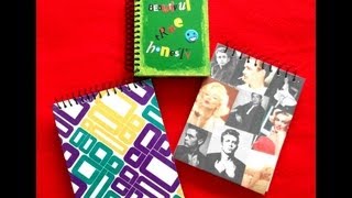 DIY modifica tu vieja agenda y haz una libreta [upl. by Clift]