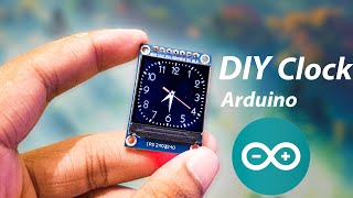 DIY clock with TFT Display and Arduino [upl. by Fromma]