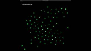 Selforganizing lattice particle simulation using Taichi [upl. by Yruama645]