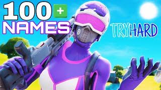 100 Tryhard Fortnite Names NOT TAKEN in 2020 [upl. by Nojid]