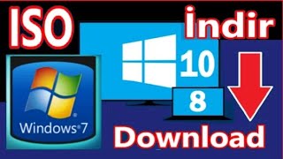 Windows 7 İSO Windows 10 8 indir 32bit 64bit [upl. by Coplin258]