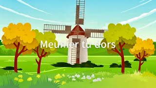 Meunier tu dors avec paroles  LAZO KIDS  Chansons et comptines pour enfants [upl. by Eerolam]