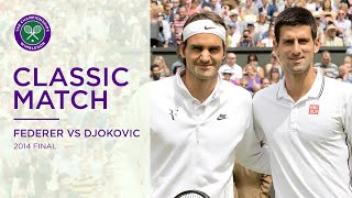 Roger Federer vs Novak Djokovic  2014 Wimbledon Final Replayed [upl. by Enomis17]