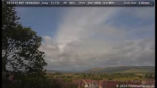 16 August 2024  Lochgelly WeatherCam Timelapse [upl. by Harland]