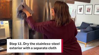 How to Clean a Kenmore BottomFreezer Refrigerator [upl. by Hedwiga190]