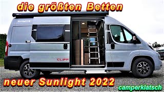 Wohnmobil Neuheiten 2022 🔥 Sunlight Cliff 600 RT Adventure Edition❗️KastenwagenCamper Test Roomtour [upl. by Nial14]