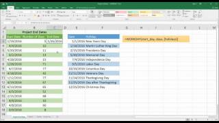 Project End Dates  WORKDAY [upl. by Latrena924]