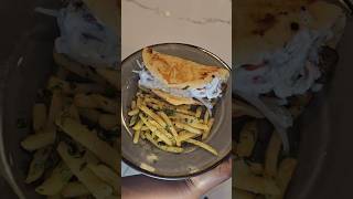 Gyro Recipe gyro greekfood fries foodie food recipe cooking shorts funny trending eating [upl. by Aryn]